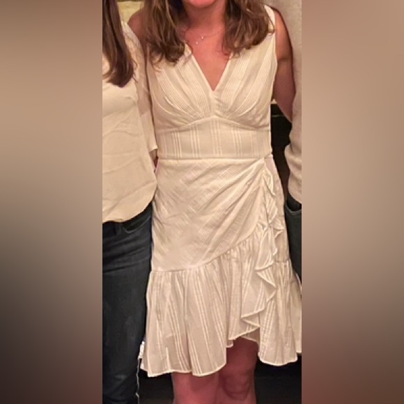 Rebecca Taylor white mini dress, size 2, worn once - Picture 1 of 3